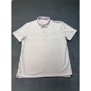 Chaps Golf Polo Short Sleeve Casual Outdoor Light Purple Men’s LG